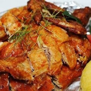 Gà nướng muối ớt 風鶏の炭火焼き
